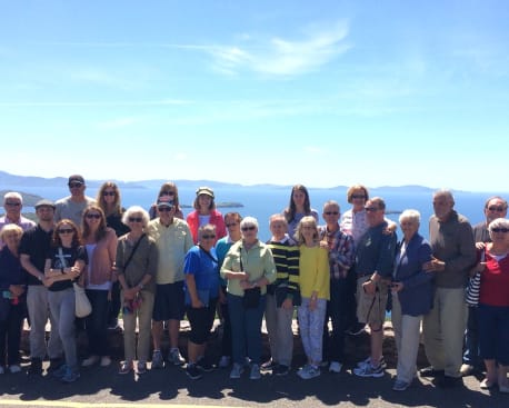 A group of guests on a My Ireland Tour private tour, all ages