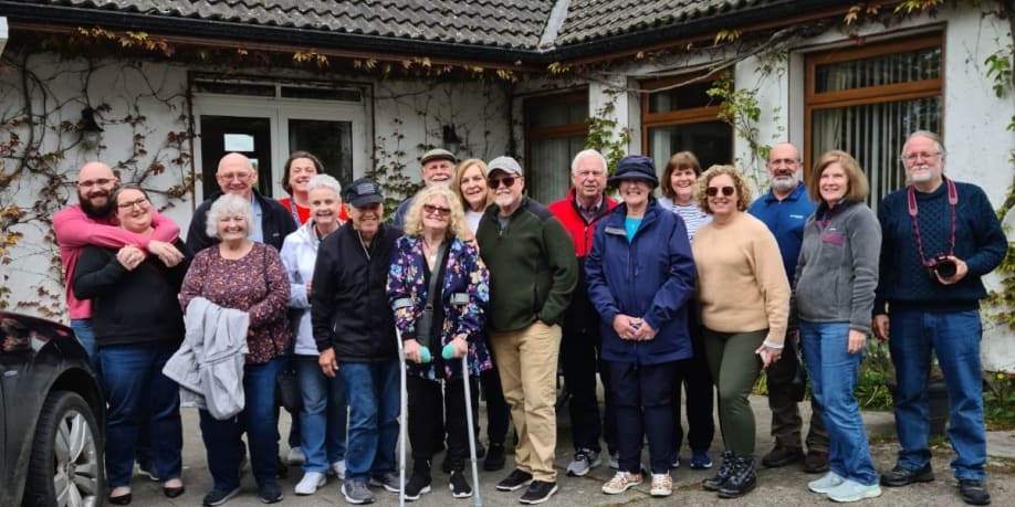 My Ireland Tour guests at a traditional Irish farmhouse