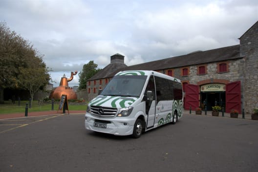 9 Seater Sprinter outside Jameson Distillery, County Cork
