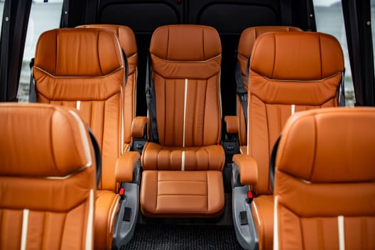 9 Seater Sprinter interior window view