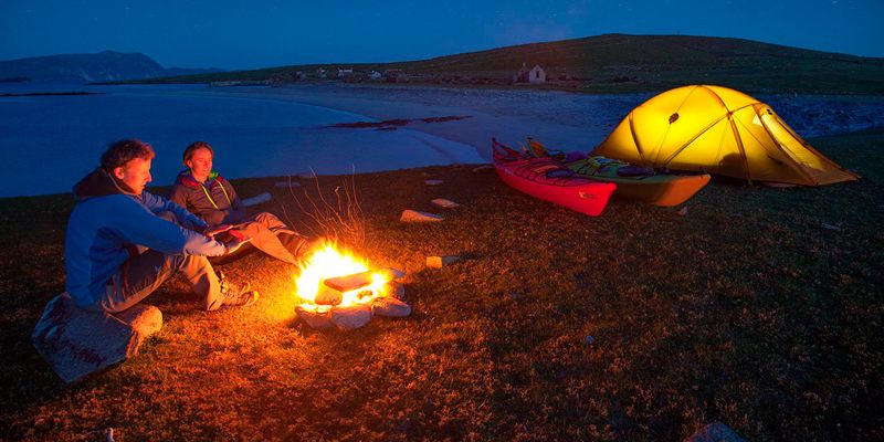 Camping Inishkea by Irish Photographer Gareth McCormack