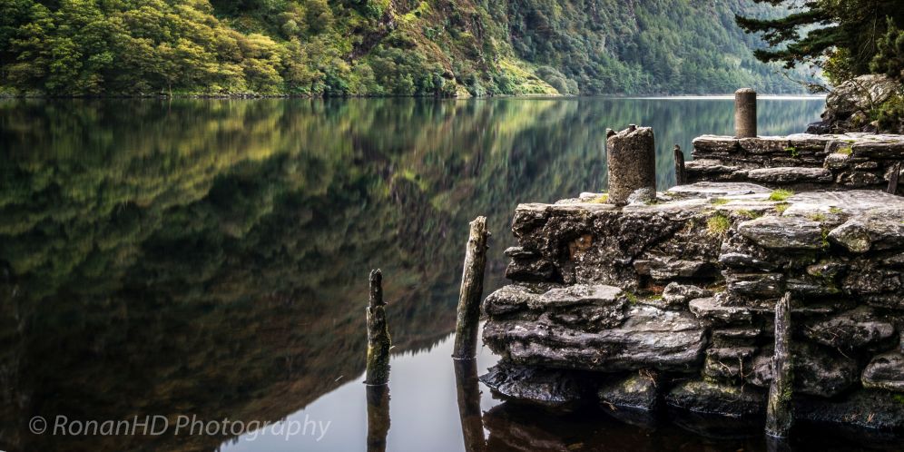 Pier at Glendalough, County Wicklow by Irish Photographer Ronan Harding Downes