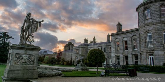 Sunset at Powerscourt House by Ronan Harding Downes