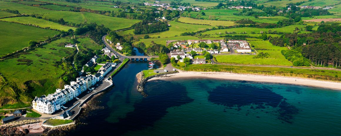 The idyllic Antrim Coast in Northern Ireland