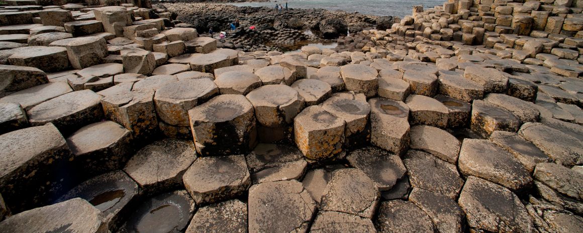 The Giants Causeway, pictured on a tour of Northern Ireland