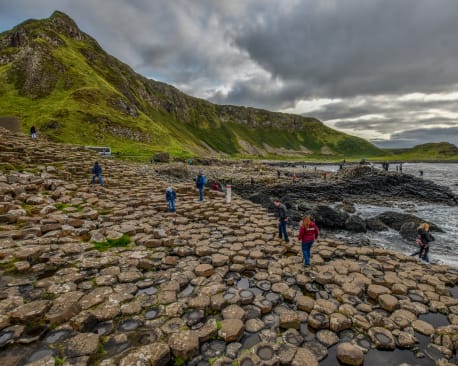 Giant's Causeway, Antrim, as seen on a tour of Northern Ireland