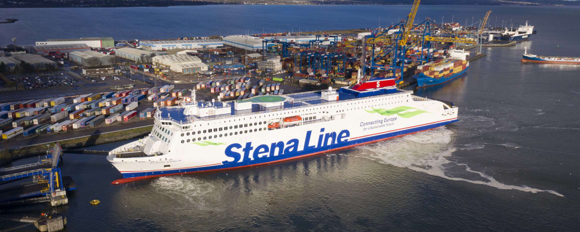 Ferry to Belfast Port