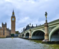 The UK Houses of Parliament seen on a tour of England and Ireland