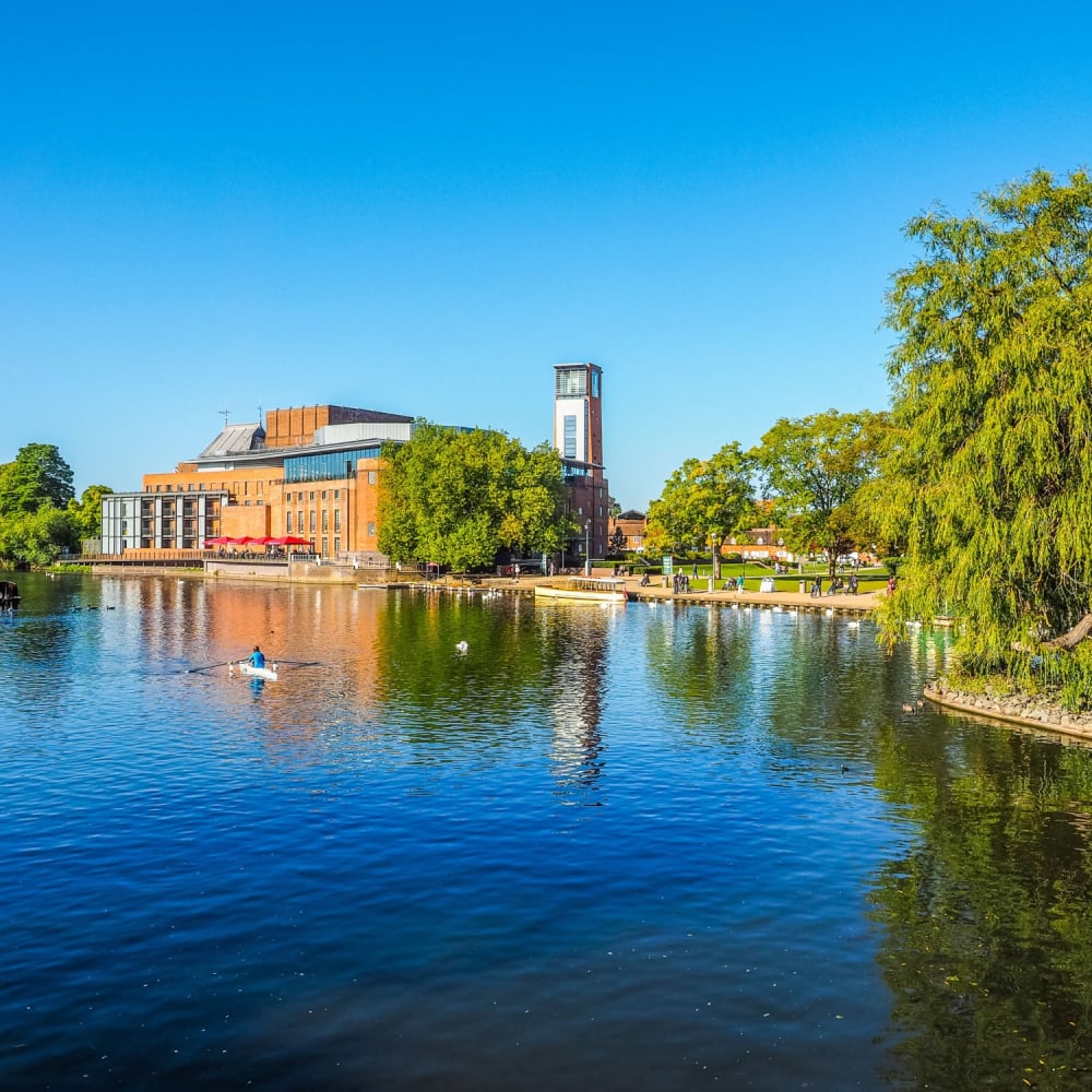 The Royal Shakespeare Theatre in Stratford-upon-Avon, England, UK