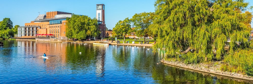 The Royal Shakespeare Theatre in Stratford-upon-Avon, England, UK