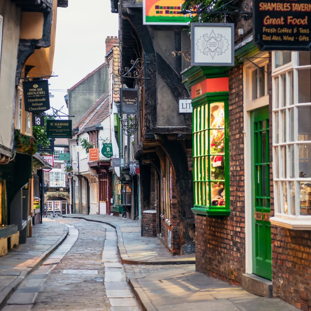 The Shambles, York, England, UK