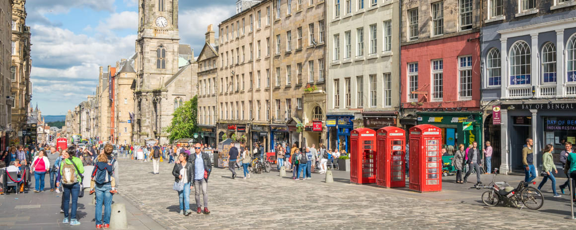 The Royal Mile, Edinburgh, Scotland