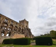 Jedburgh Abbey, viewed on a tour of Scotland and Ireland