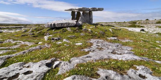 Poulnabrone Dolmen in the Burren, County Clare