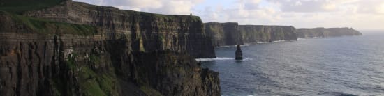 Cliffs of Moher tourist attraction in Ireland