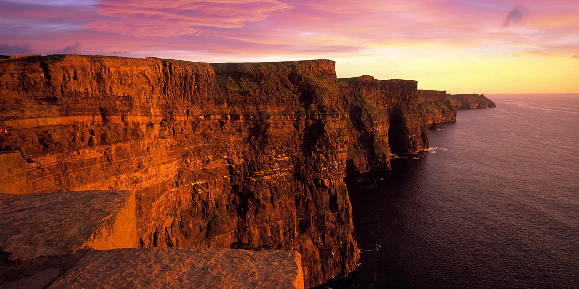 Cliffs of Moher seen on a tour vacation in Ireland