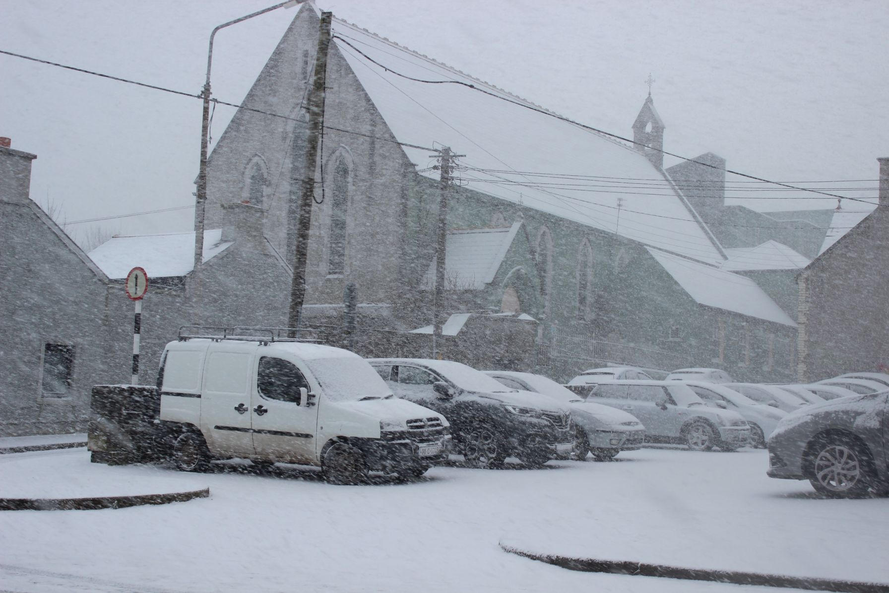 Images of Cork City covered in Snow Beast from the East