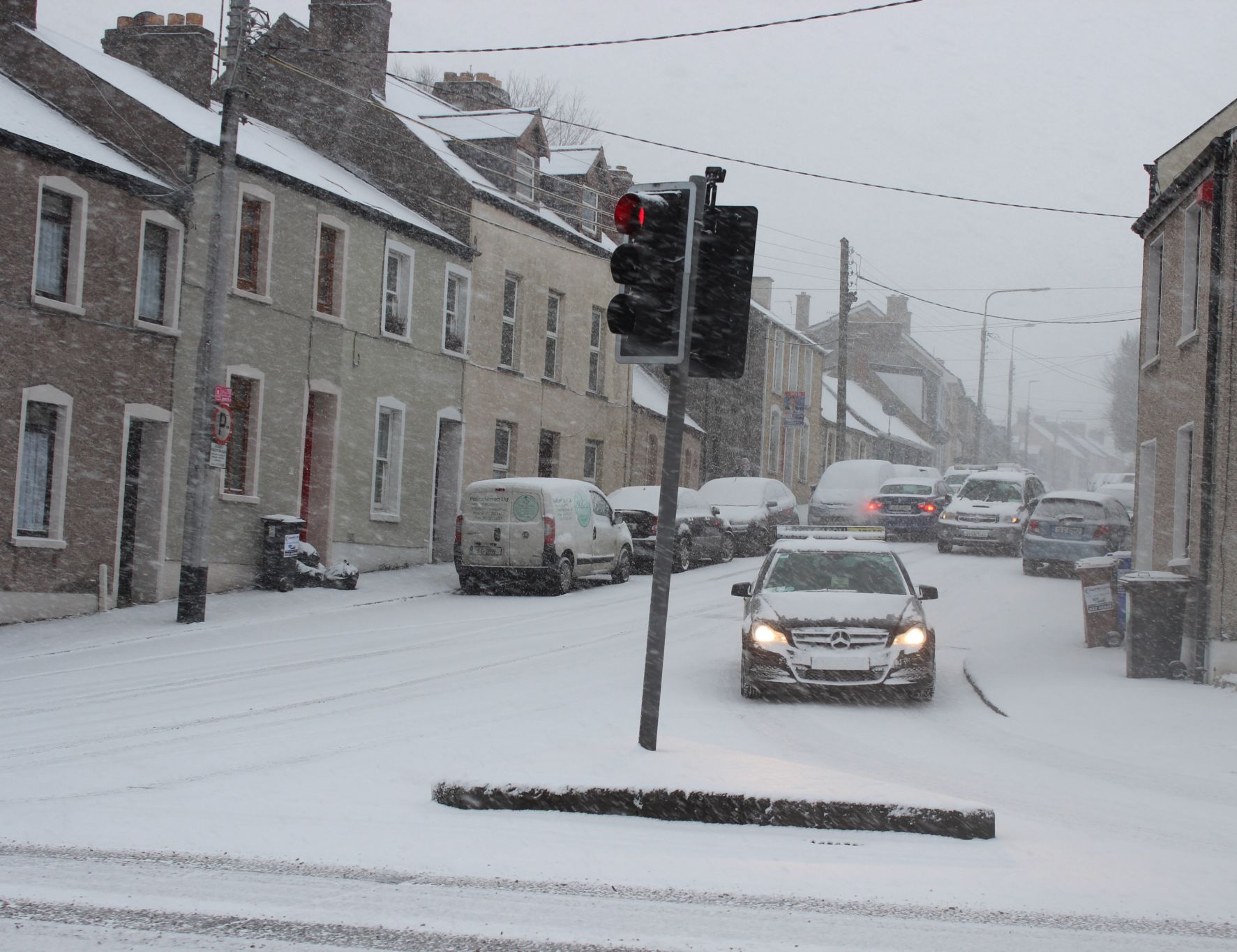 Images of Cork City covered in Snow Beast from the East