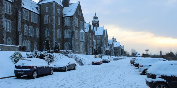 Snow in Cork, Ireland