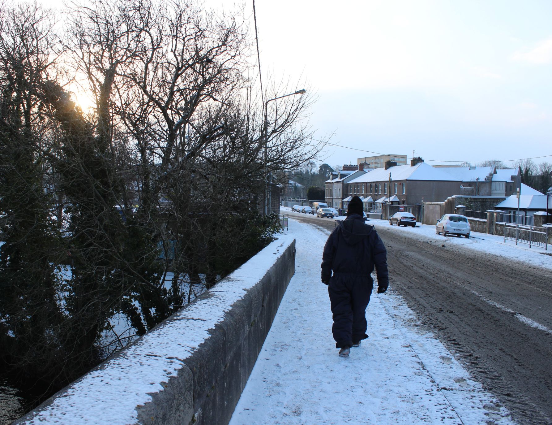 Images of Cork City covered in Snow Beast from the East