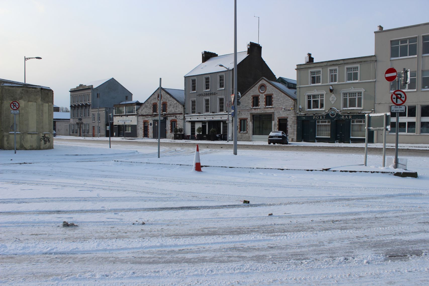 Images of Cork City covered in Snow Beast from the East
