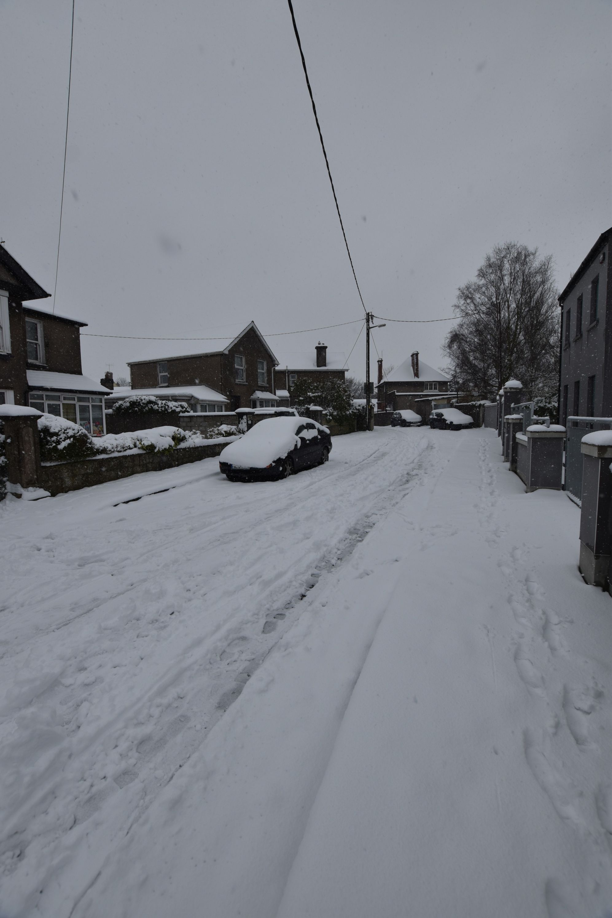 Images of Cork City covered in Snow Beast from the East