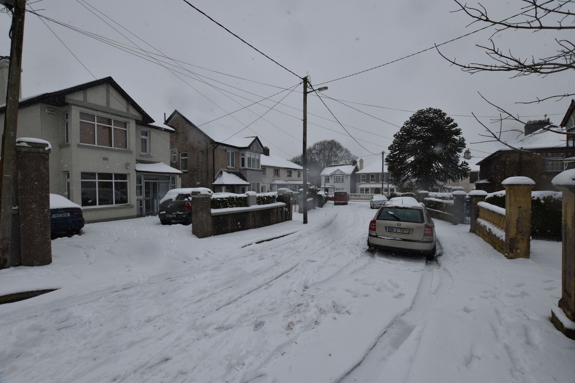 Images of Cork City covered in Snow Beast from the East