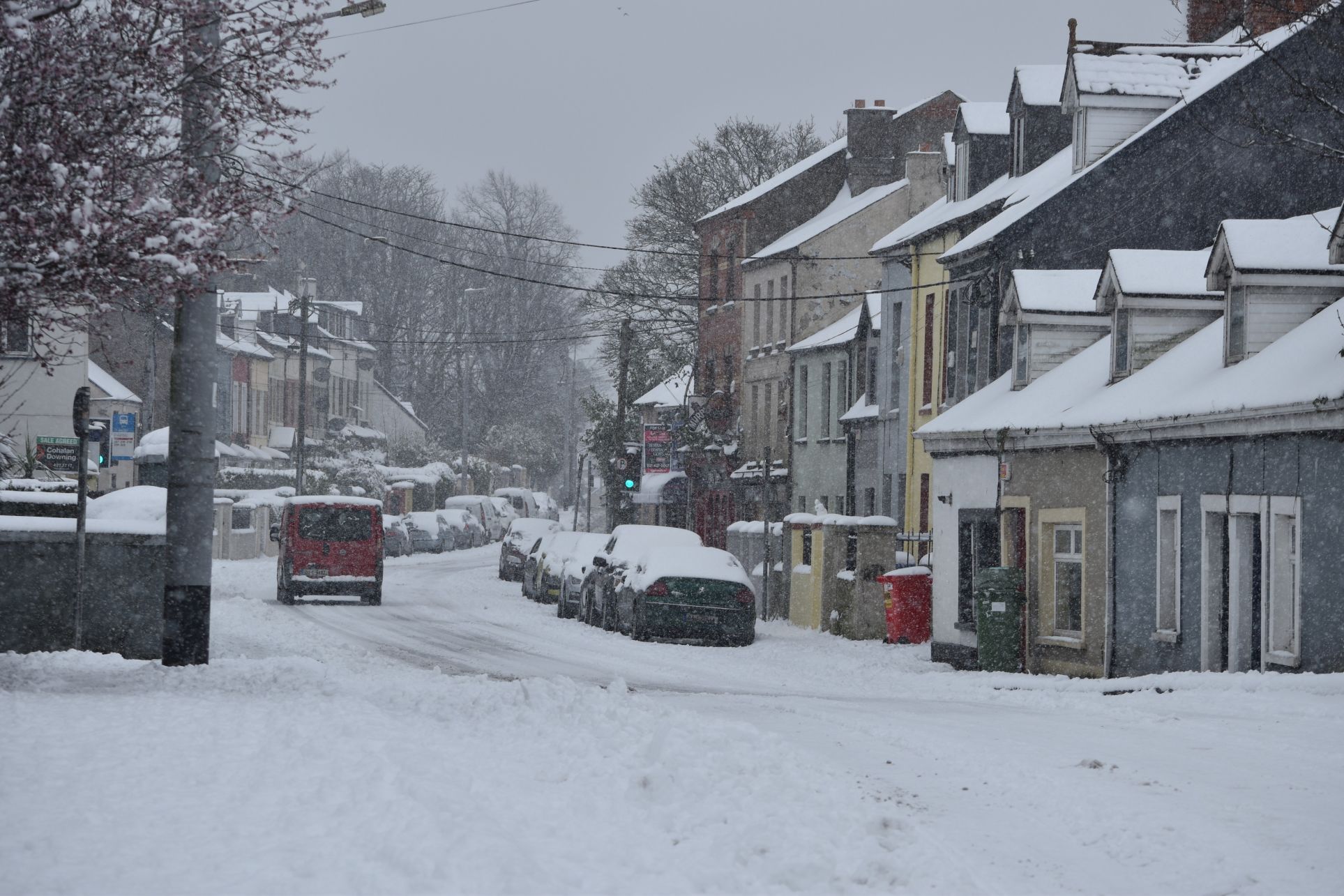Images of Cork City covered in Snow Beast from the East
