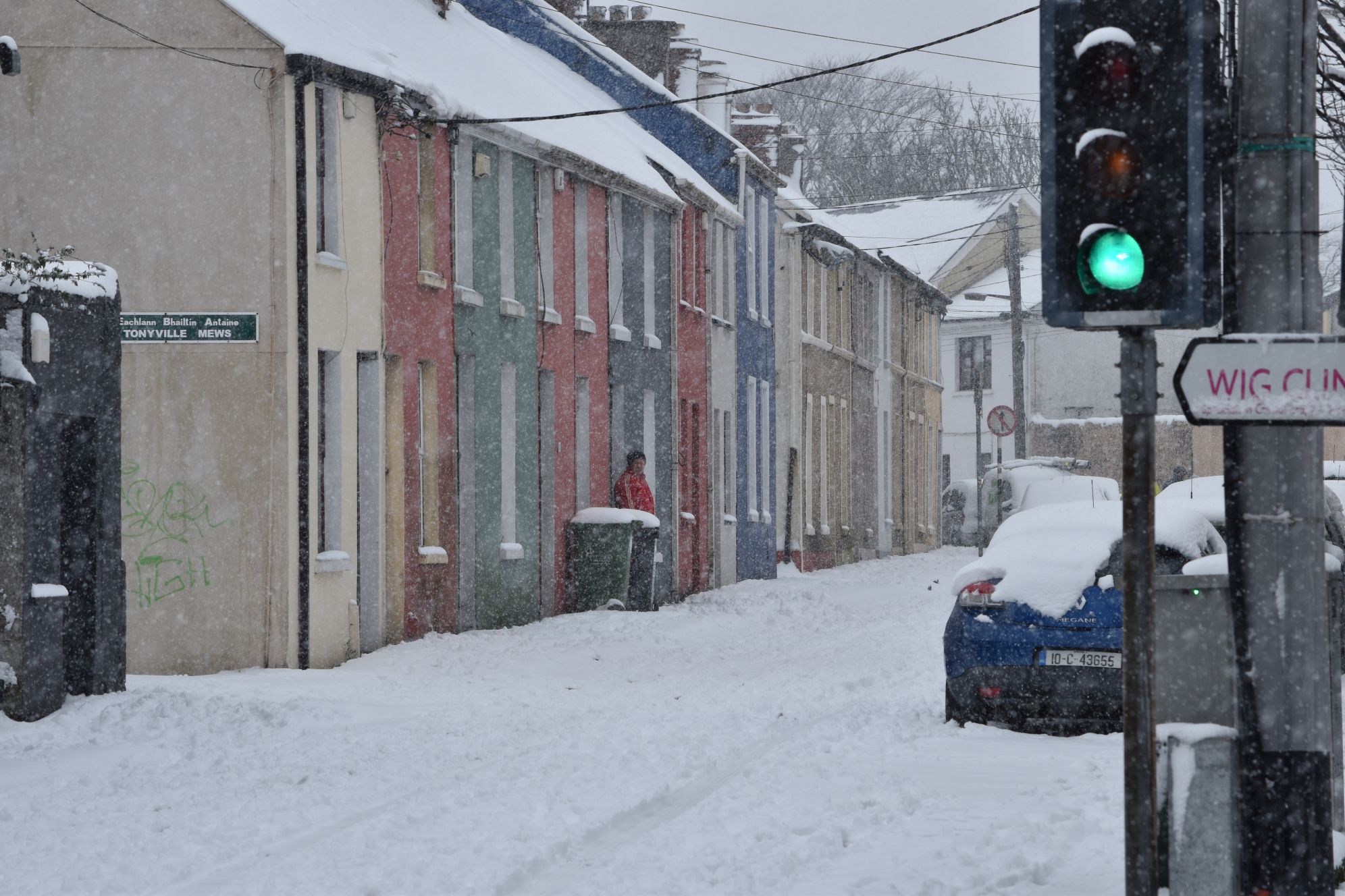 Images of Cork City covered in Snow Beast from the East