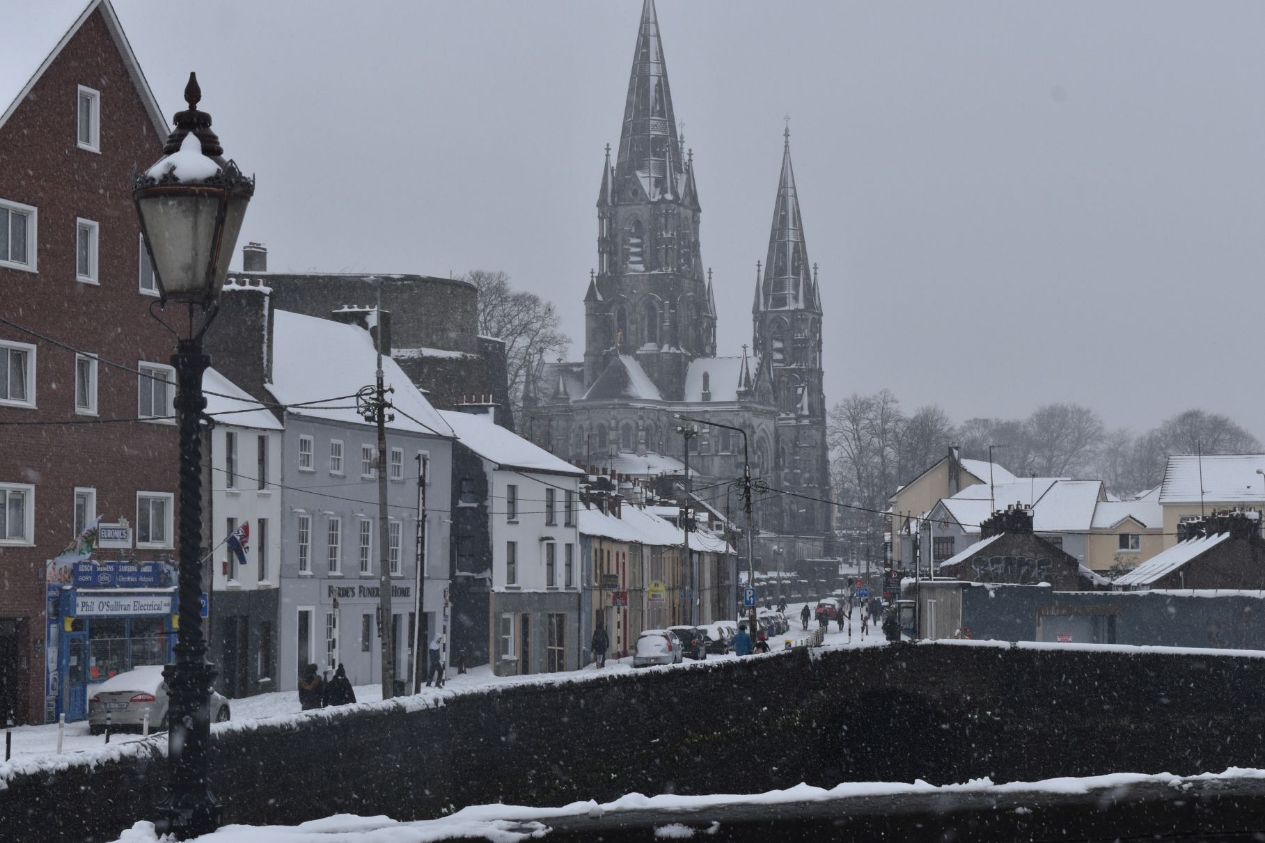 Images of Cork City covered in Snow Beast from the East