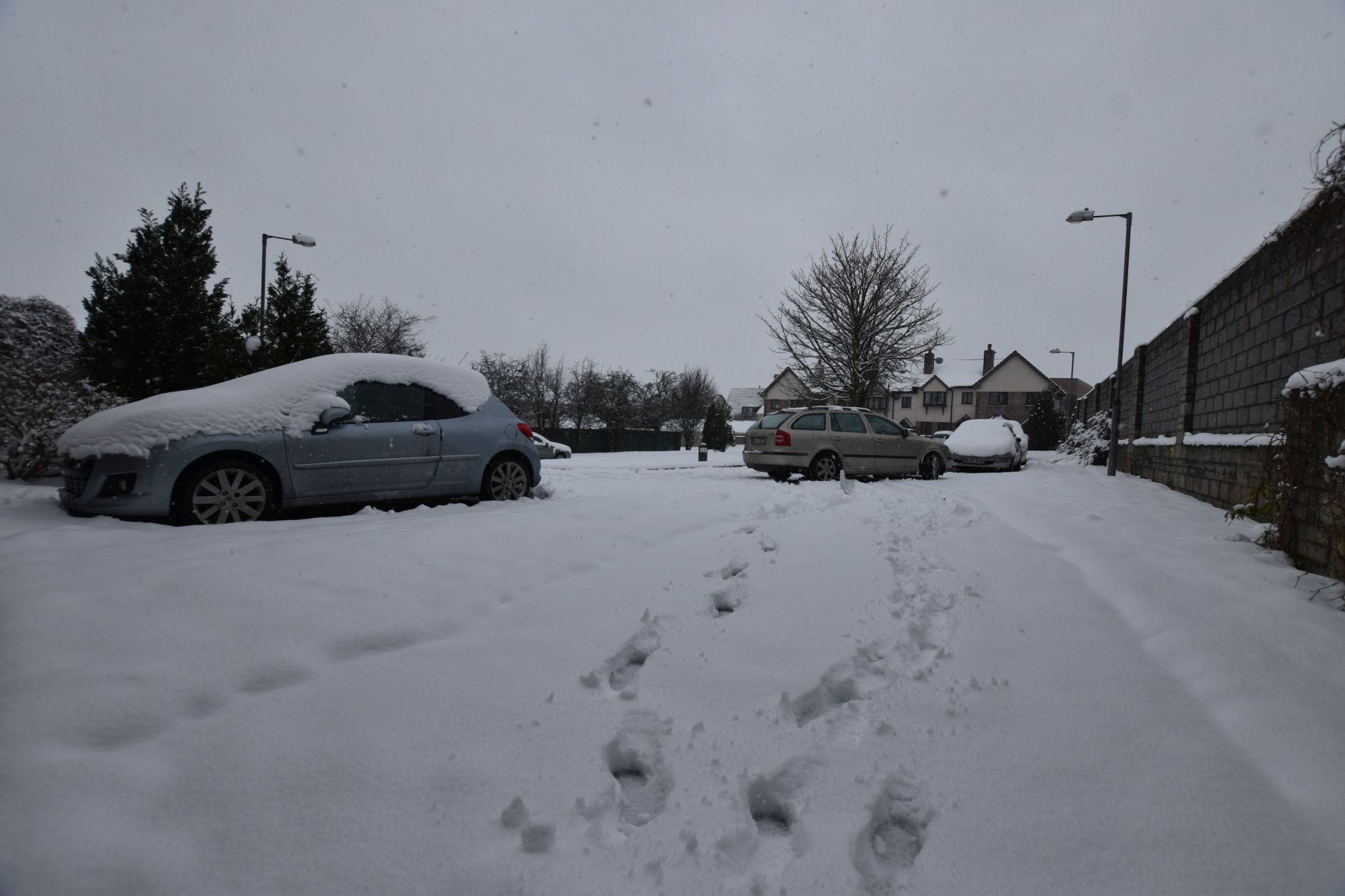 Images of Cork City covered in Snow Beast from the East