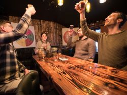 Upstairs tasting area, Franciscan Well, Cork City