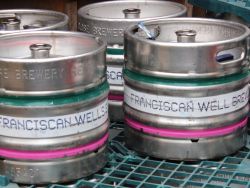 Beer kegs, Franciscan Well, Cork City