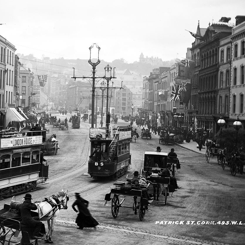 Old photo of Cork City, Ireland