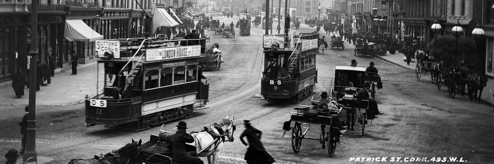 Old photo of Cork City, Ireland