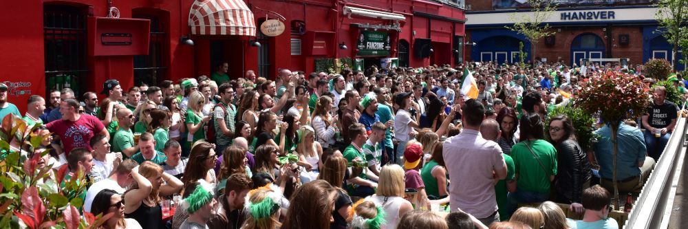 Ireland soccer match, Rearden's Bar Cork City