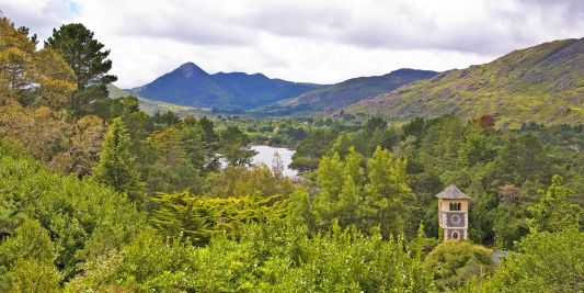 Garnish Island off the coast of County Cork, South West Ireland