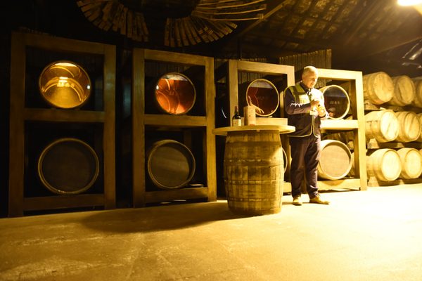 Evaporation process during maturation
