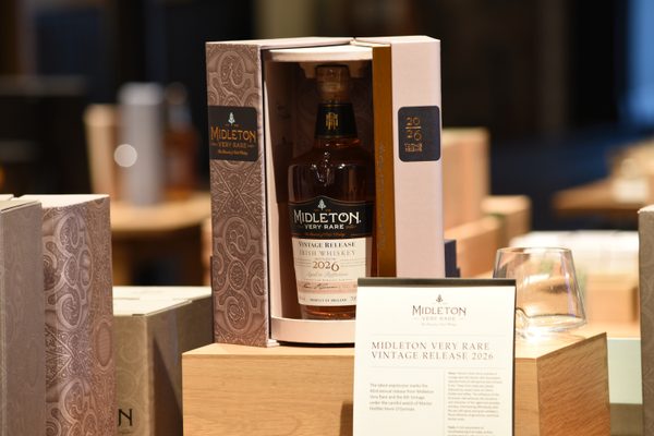 Midleton Very Rare on display in the distillery gift shop