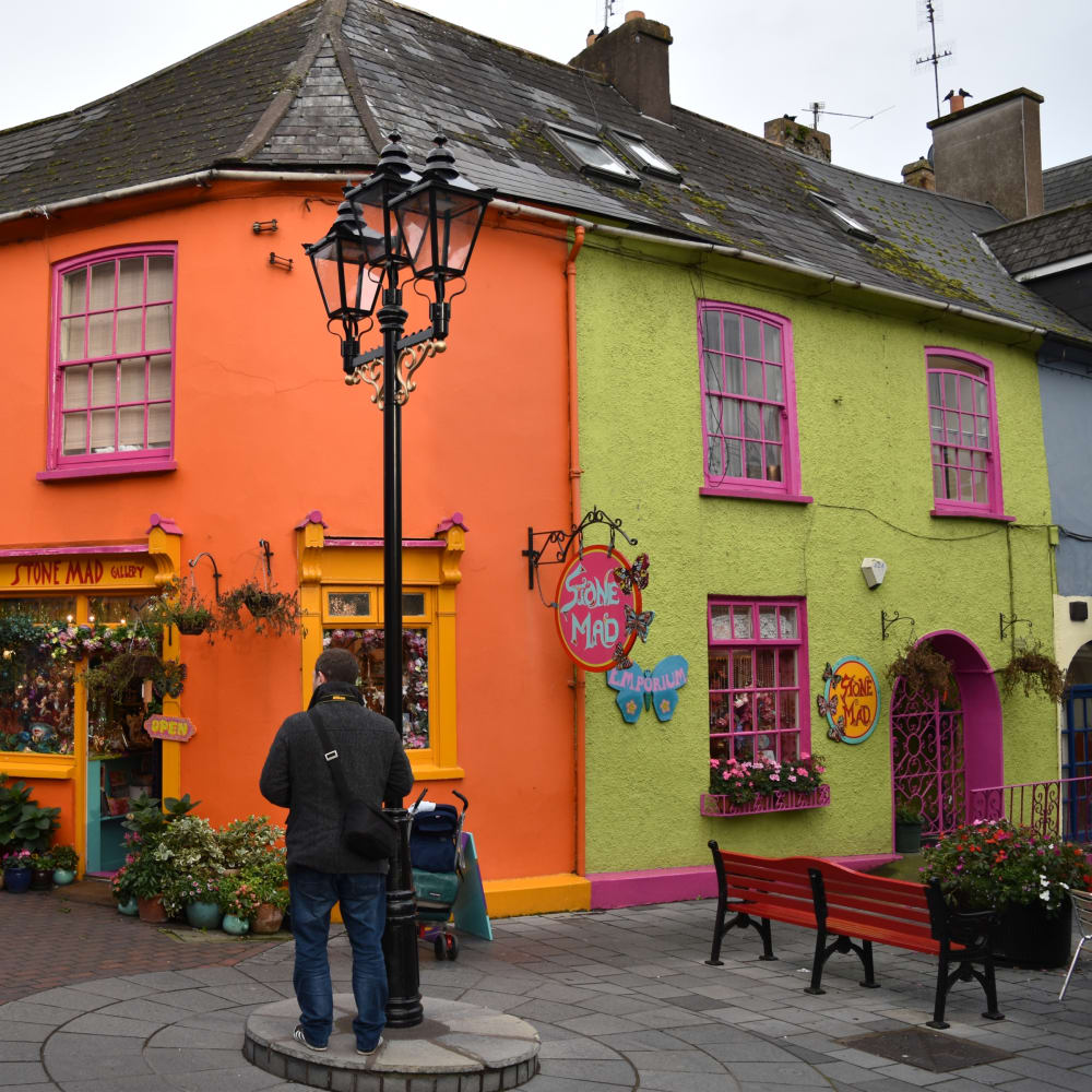 Colourful buildings in Kinsale, Ireland