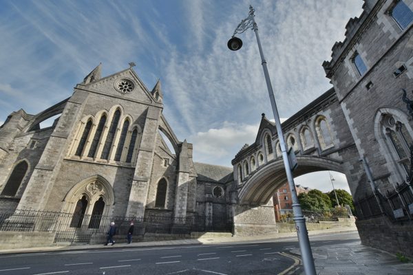 The archway connecting Christ Church Cathedral to Dublinia