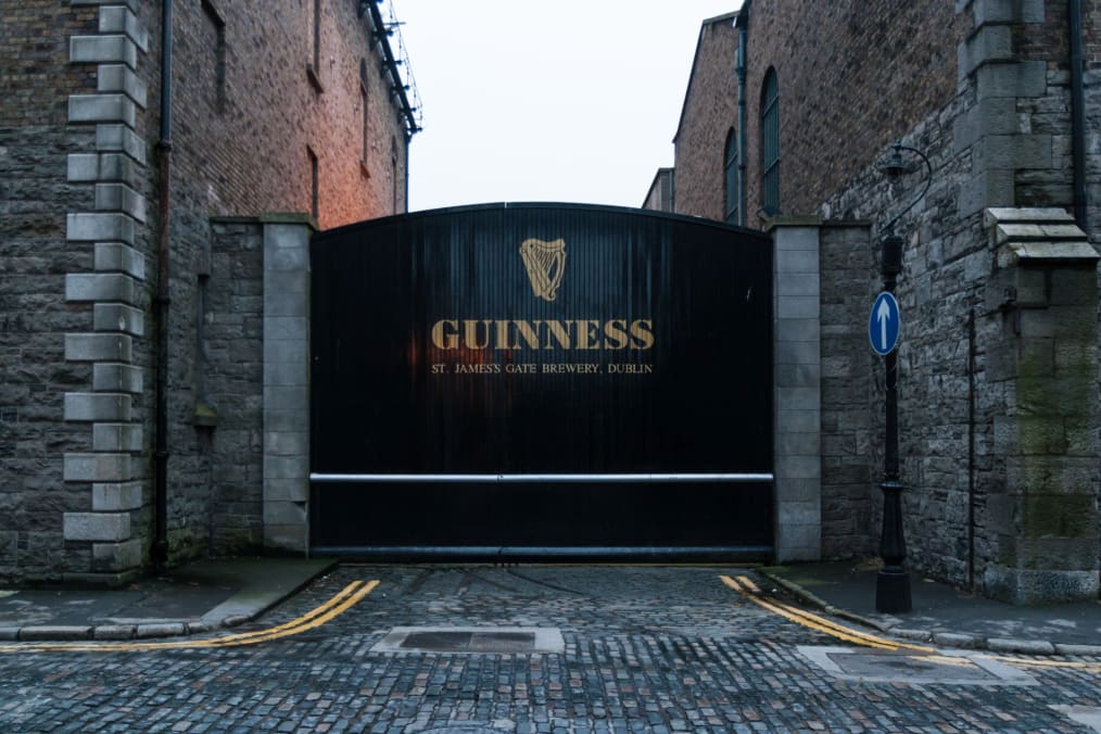 The world-famous Guinness Storehouse