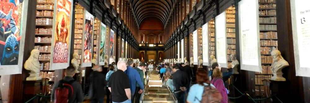 Library at Trinity College in Dublin