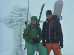 Snow in the Galtee Mountains