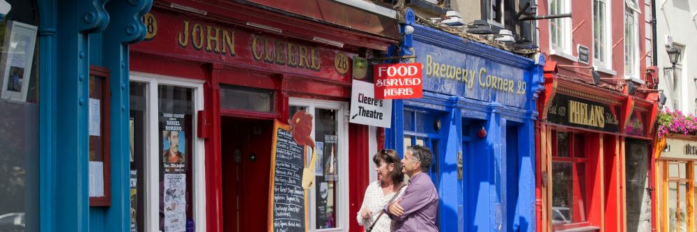 Colourful Shop Fronts in the Medieval City of Kilkenny