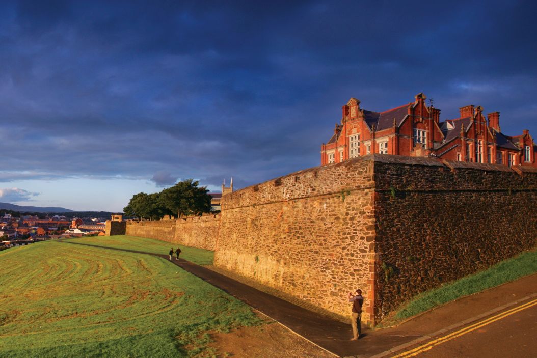 The walled city of Derry