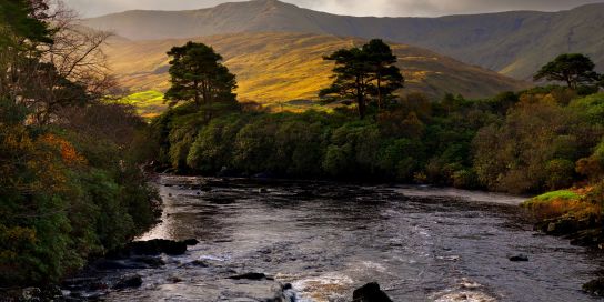 Aasleagh Falls and Ben Gorm