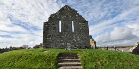 Clonmacnoise Monastery, County Offaly, Ireland