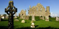 Clonmacnoise, County Offaly on the Best Of Ireland 7 Day tour