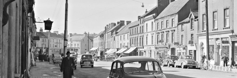 Old photo of Roscrea, County Tipperary